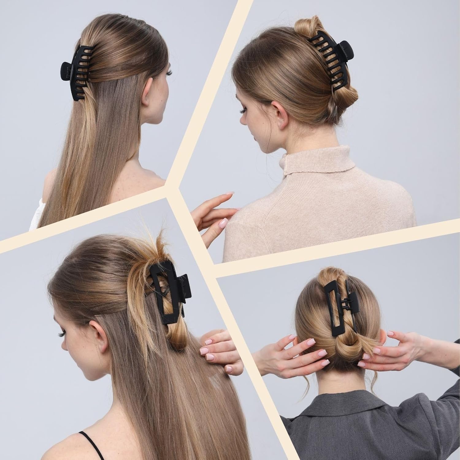 Hair Clips for Women – 4 Pack